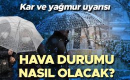 Kar ve kuvvetli sağanak uyarısı! Meteoroloji il il hava durumu tahminlerini yayınladı… Yarın (3 Ocak) hava nasıl olacak? İstanbul’a yağmur yağacak mı?