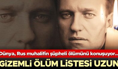 Dünya Rus muhalifin şüpheli ölümünü konuşuyor! Çiçek bırakanı gözaltına aldılar