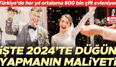 İşte 2024’te düğün yapmanın maliyeti