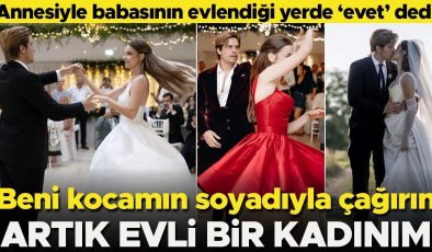 Onlara bir düğün yetmemişti: Artık evli bir kadınım, bana kocamın soyadıyla seslenin!