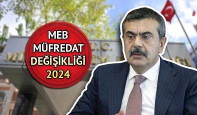 Milli Eğitim Bakanlığı yeni müfredatı ne zaman duyurulacak? Bakan Tekin tarih vermişti… MEB müfredatı 2024 değişiyor!