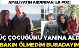 Herkes artık öldüğüne ikna olmuştu… Fotoğrafı prens kocası çekmiş: Kate Middleton üç çocuğuyla birlikte mutluluk pozu verdi