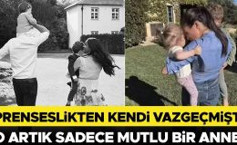 Prenses olmaktan kendisi vazgeçti… O artık sadece mutlu bir anne: Çocuklarım öyle tatlı ki doyamıyorum!