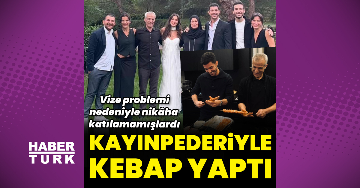 Pınar Deniz ve Kaan Yıldırım’ın aile yemeği