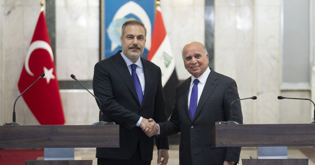 Dışişleri Bakanı Fidan, Irak Dışişleri Bakanı Hüseyin ile ortak basın toplantısında konuştu