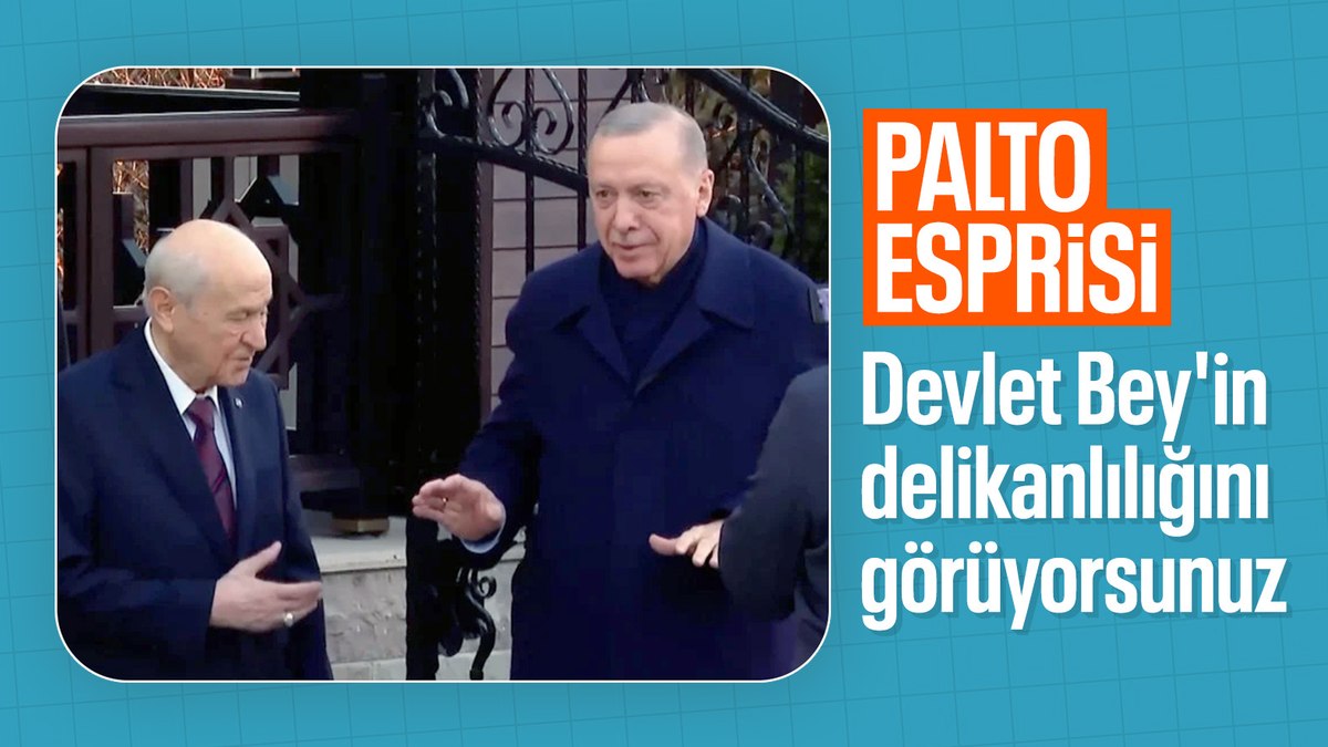 Erdoğan-Bahçeli görüşmesinde esprili diyalog: Devlet Bey’in delikanlılığı