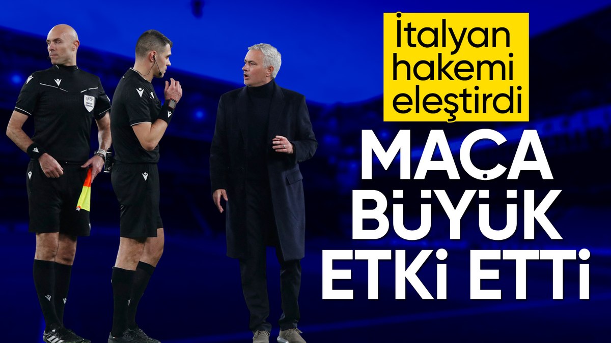 Jose Mourinho: Maçta iki tane hatalı kırmızı kart var