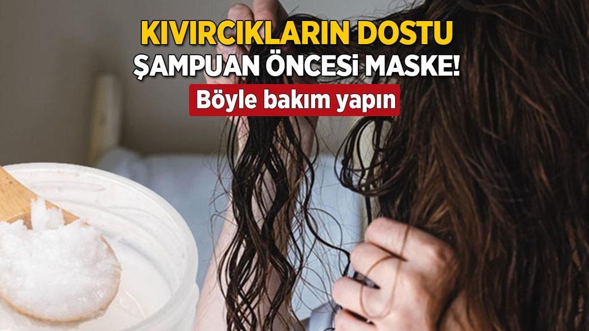 Kıvırcık saçlar çile olmaktan çıkıyor! Kuruluktan kurtaracak, belirgin bukleler için doğal maske